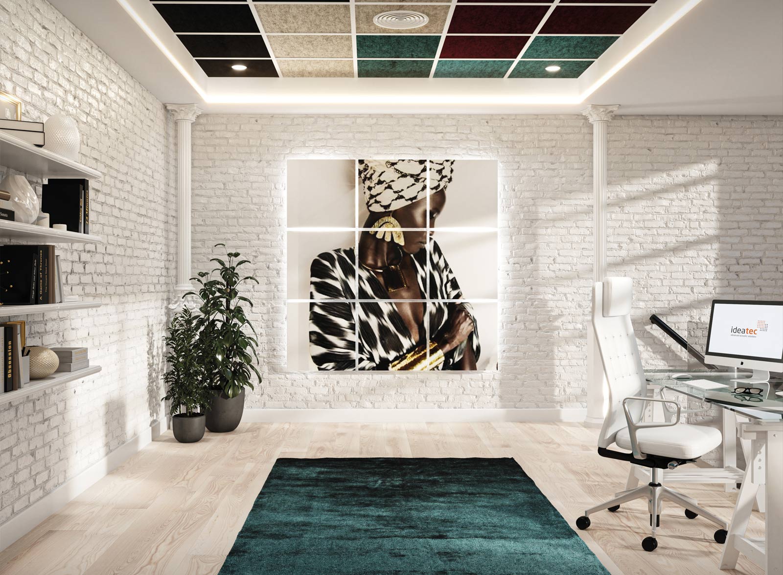 Ideafabric Fibertex printed